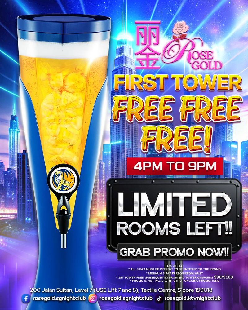First Tower FREE promotion 4PM-9PM